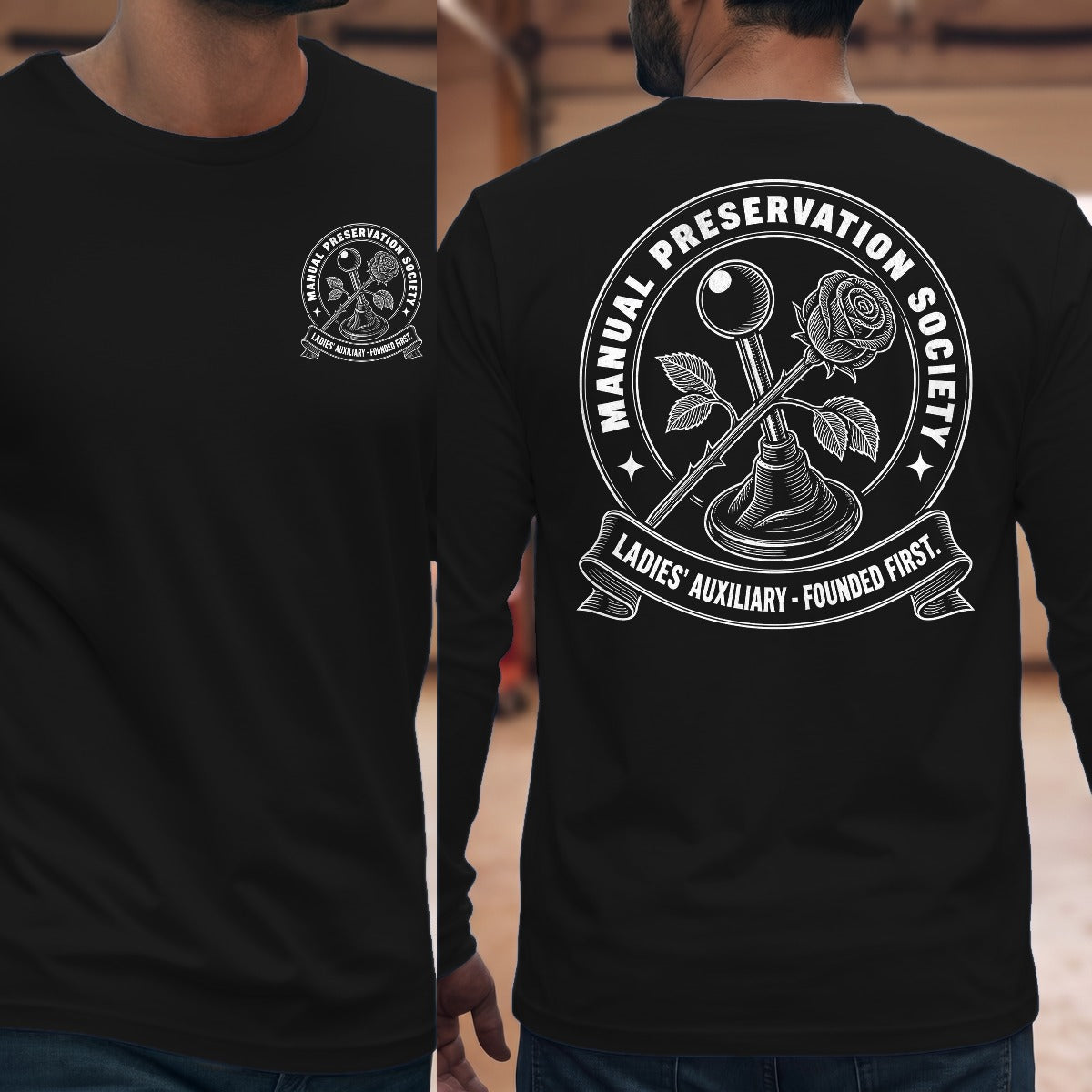 Black | Front & Back