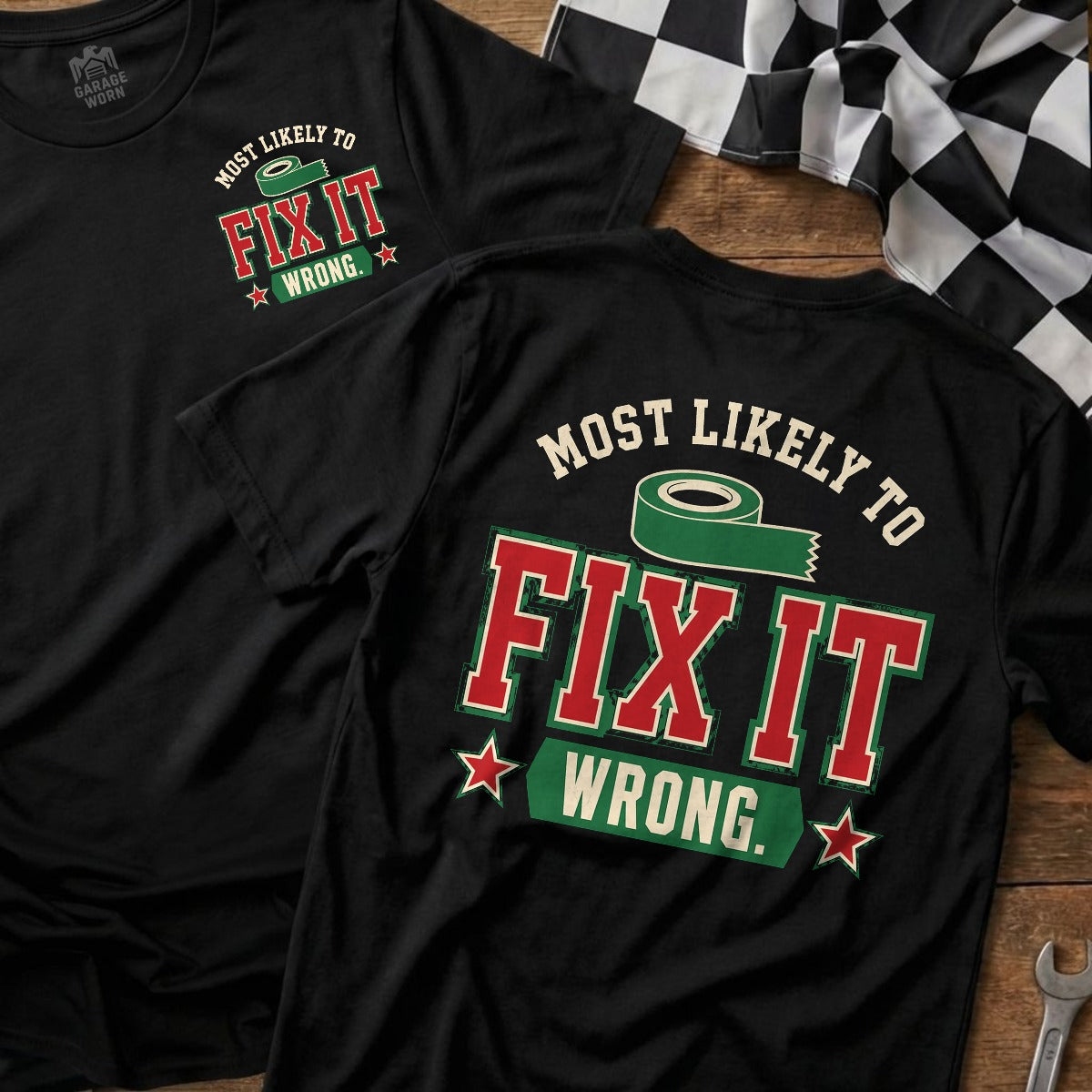 Black | Front & Back