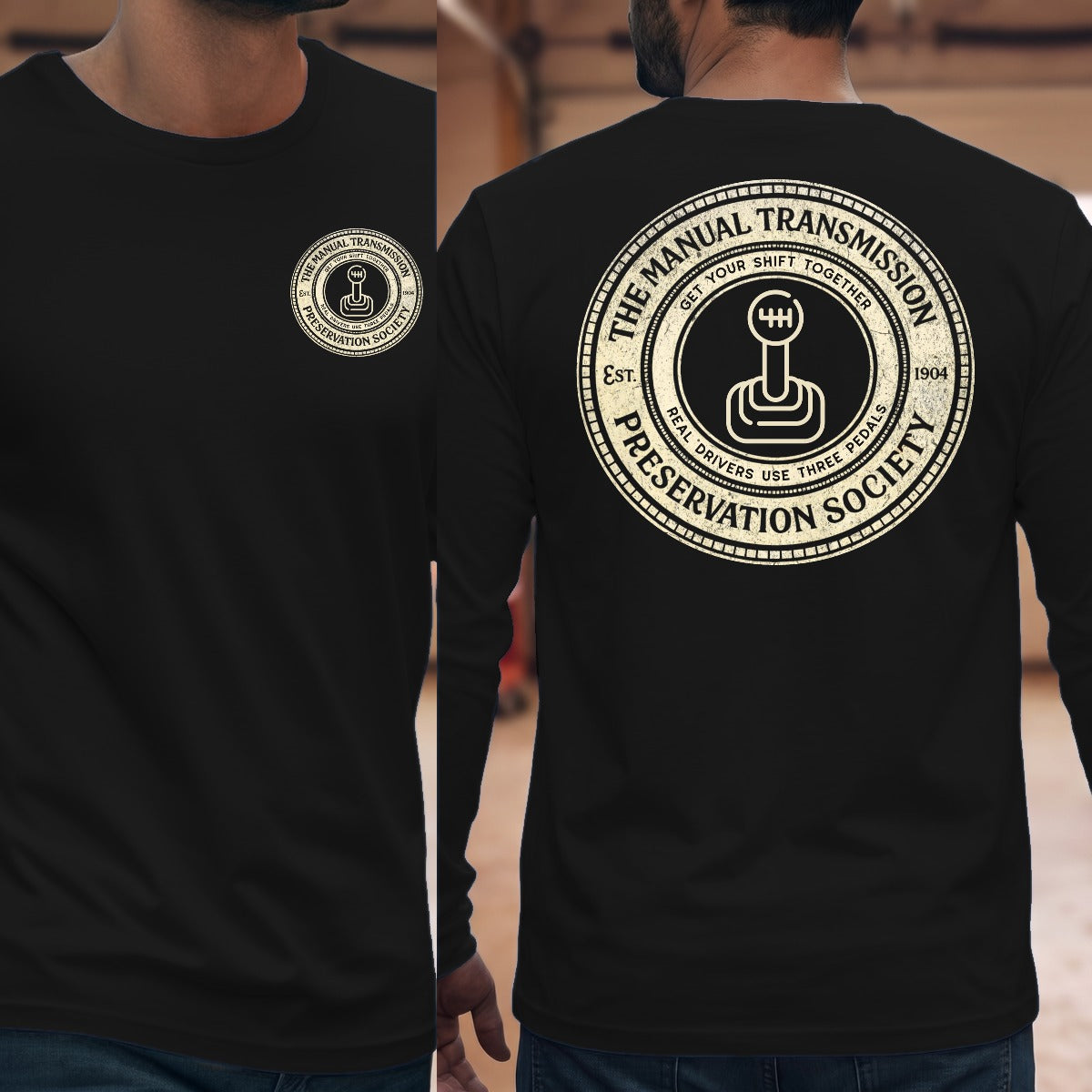 Black | Front & Back