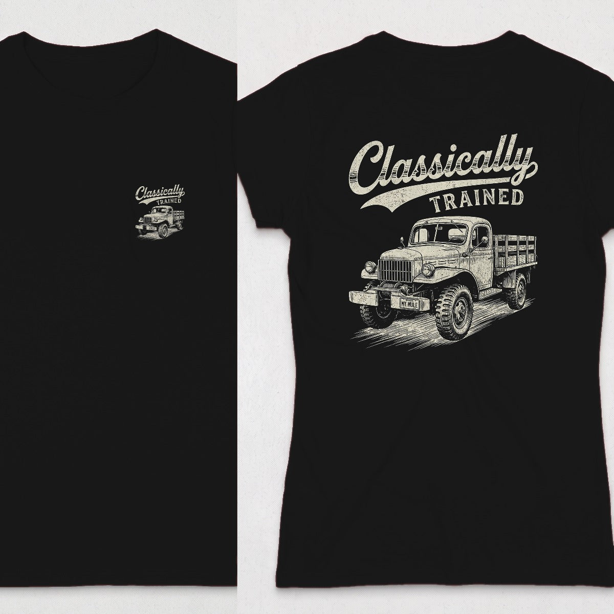 Black | Front & Back