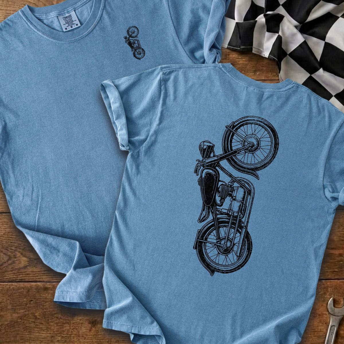Blue Jean | Left Chest + Back