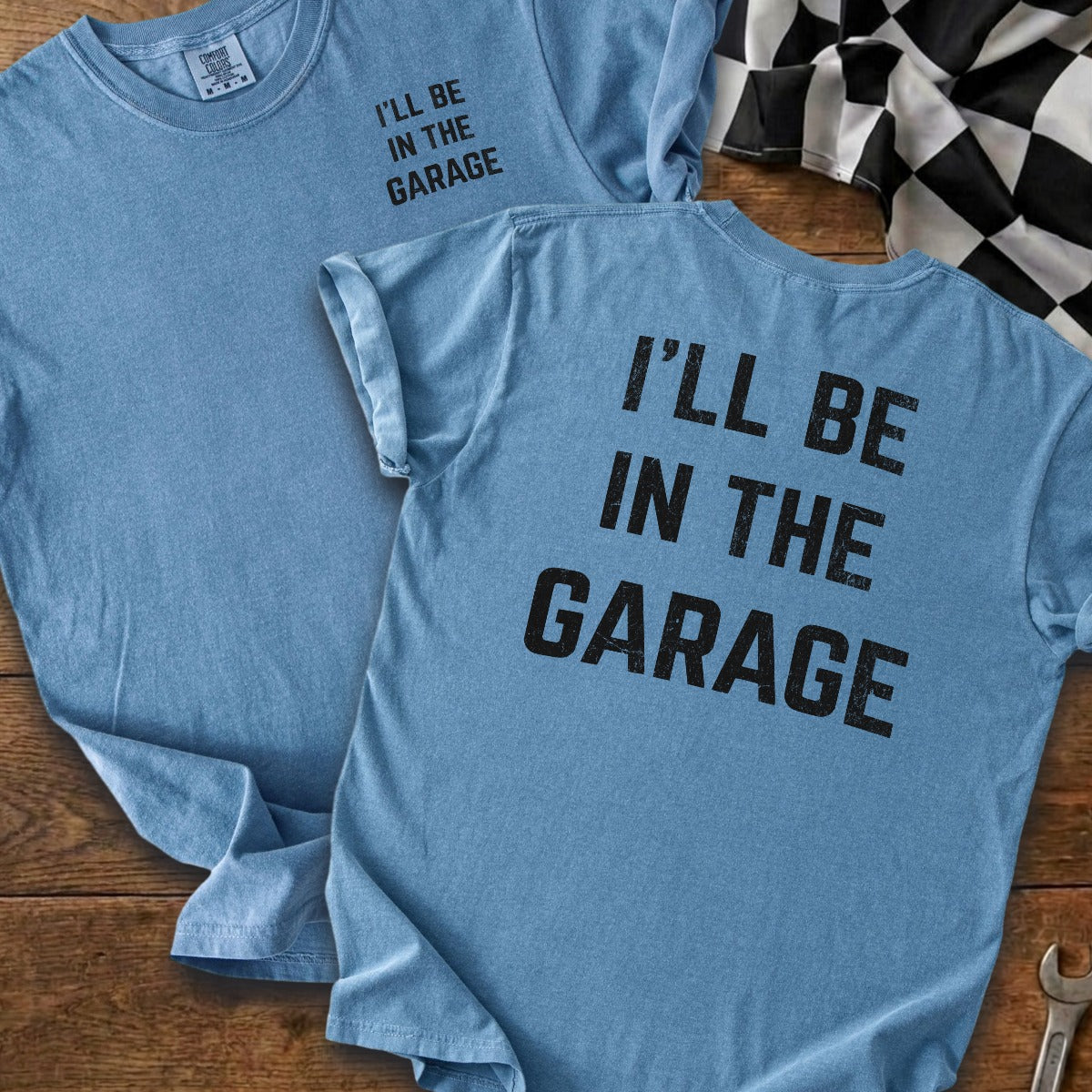 Blue Jean | Left Chest + Back