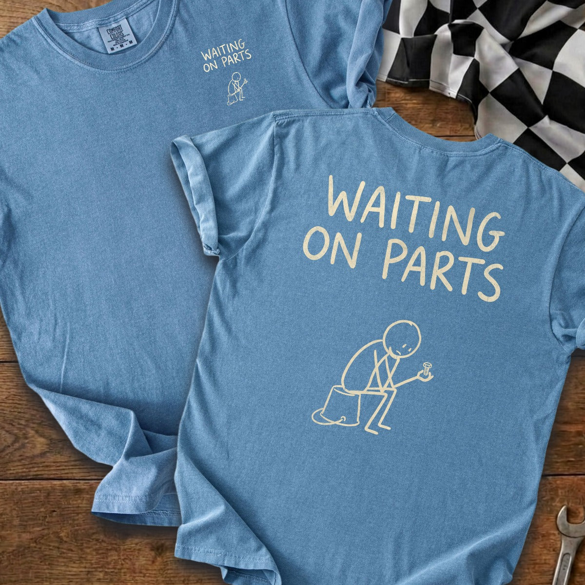 Blue Jean | Left Chest + Back