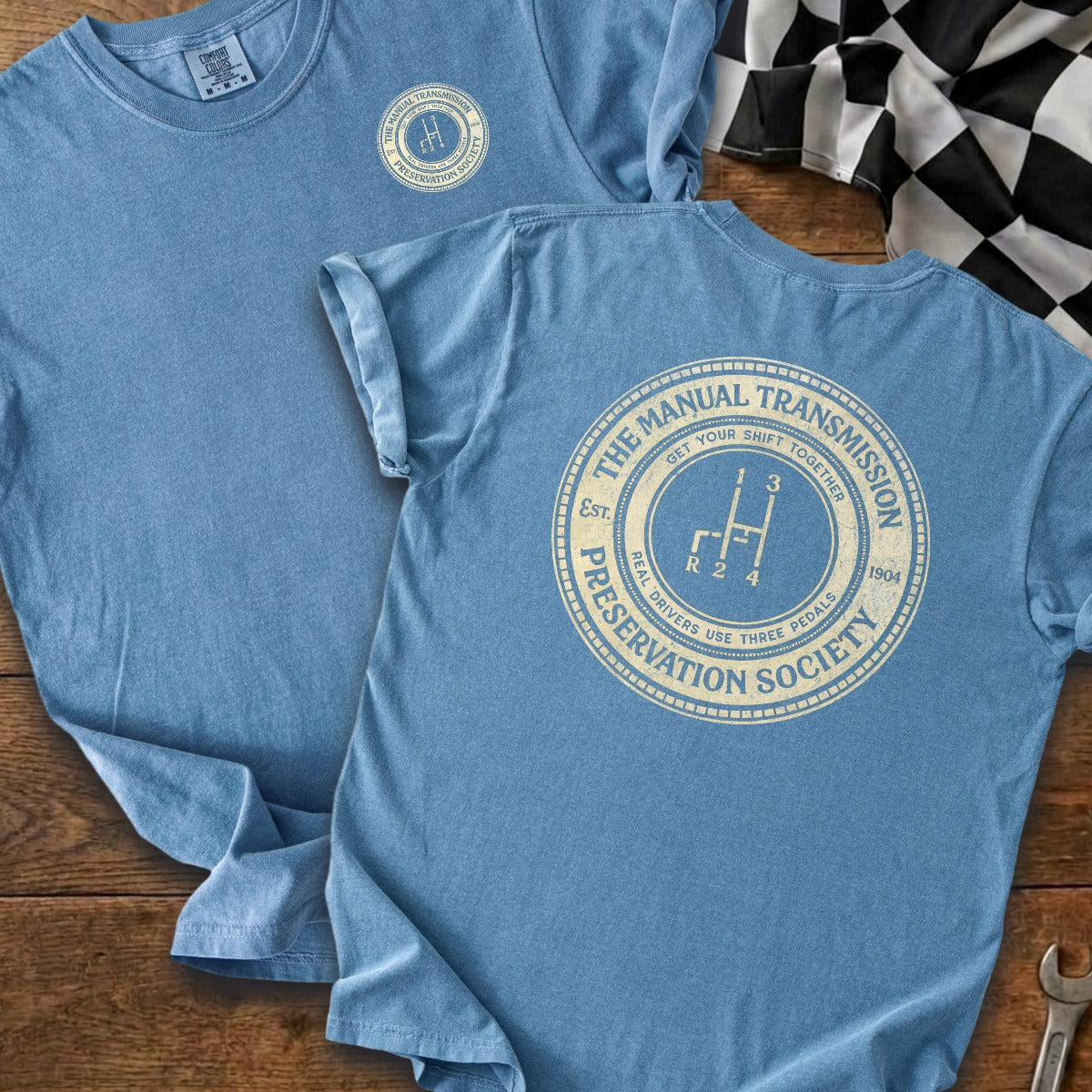 Blue Jean | Left Chest + Back