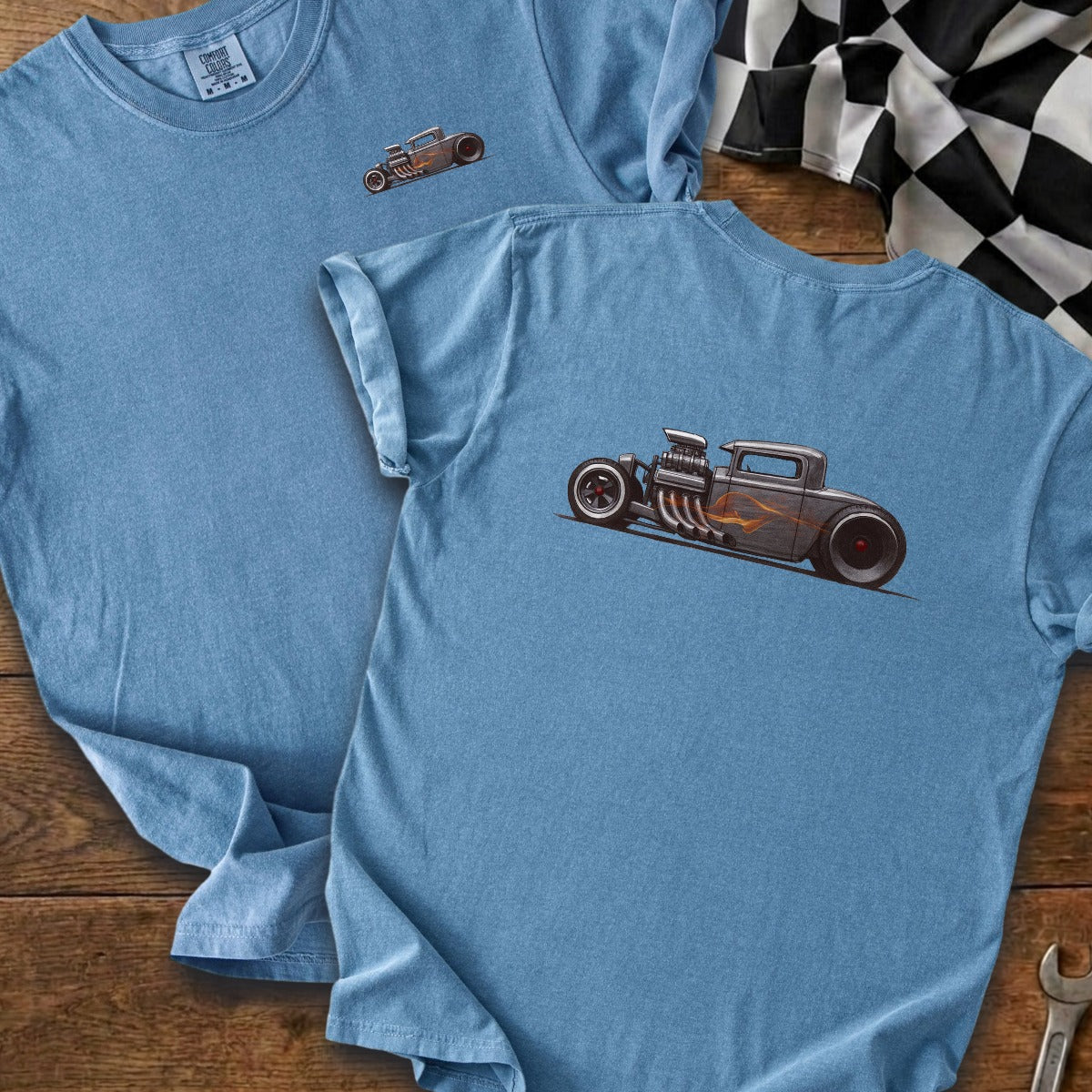 Blue Jean | Left Chest + Back