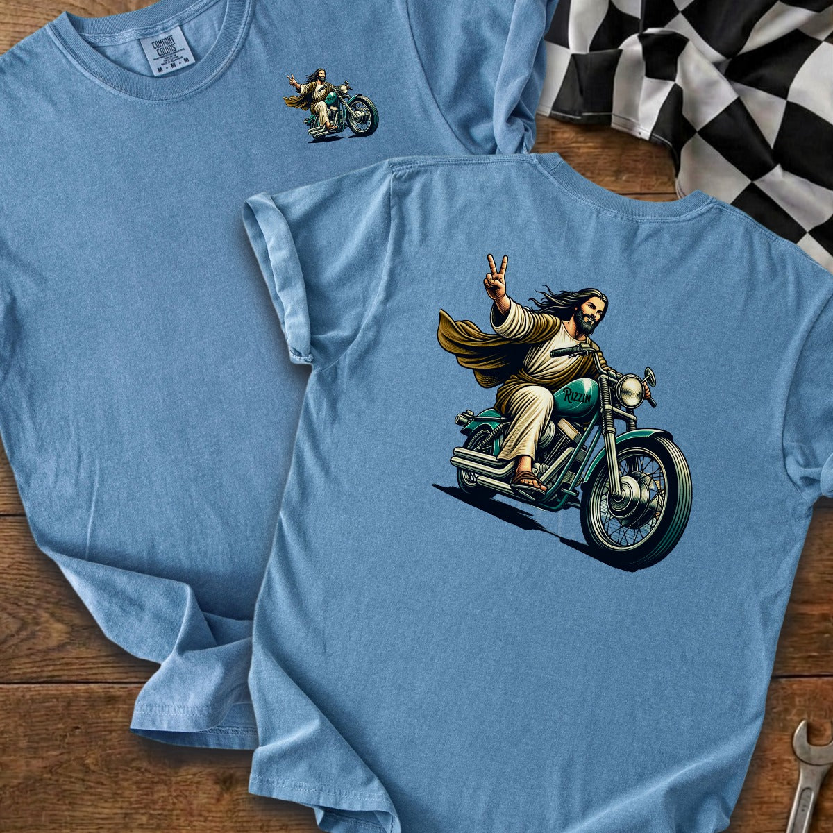 Blue Jean | Left Chest + Back