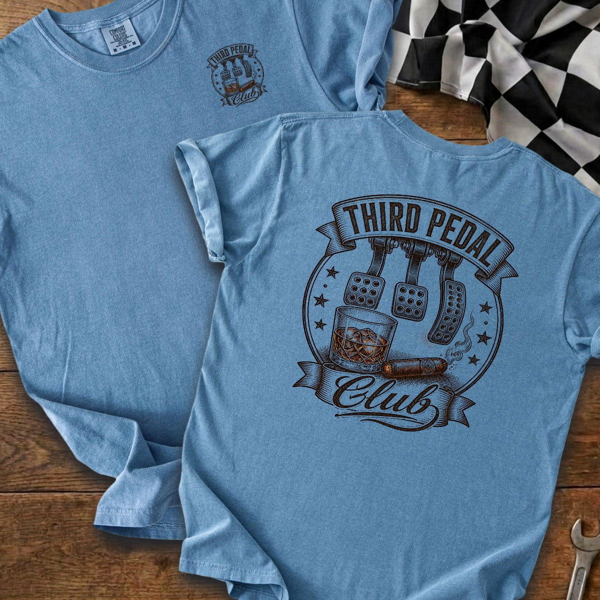 Blue Jean | Left Chest + Back