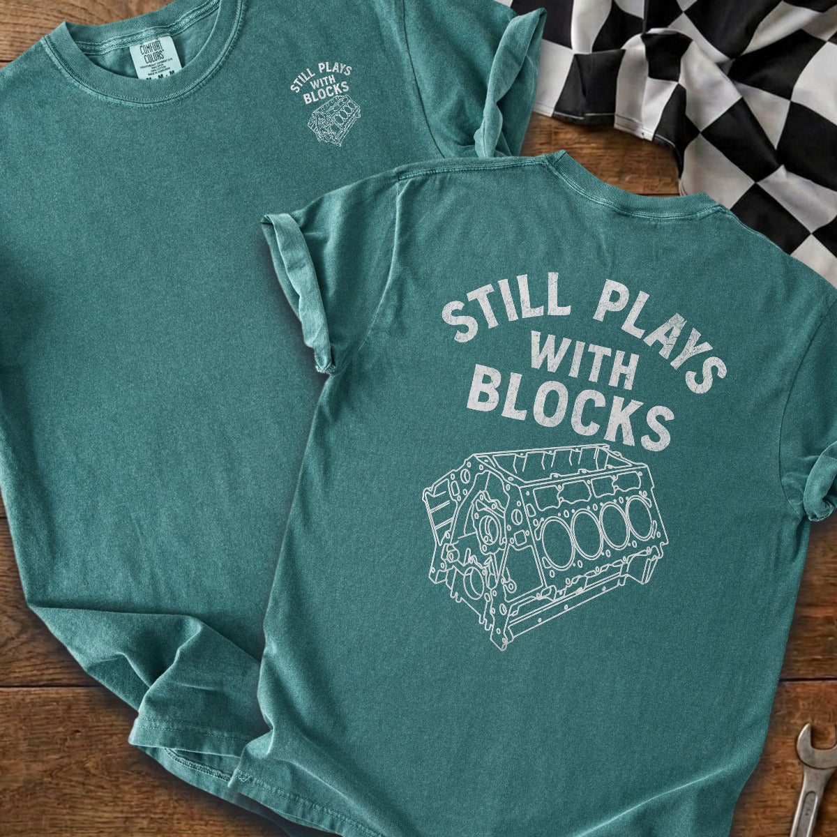 Blue Spruce | Left Chest + Back