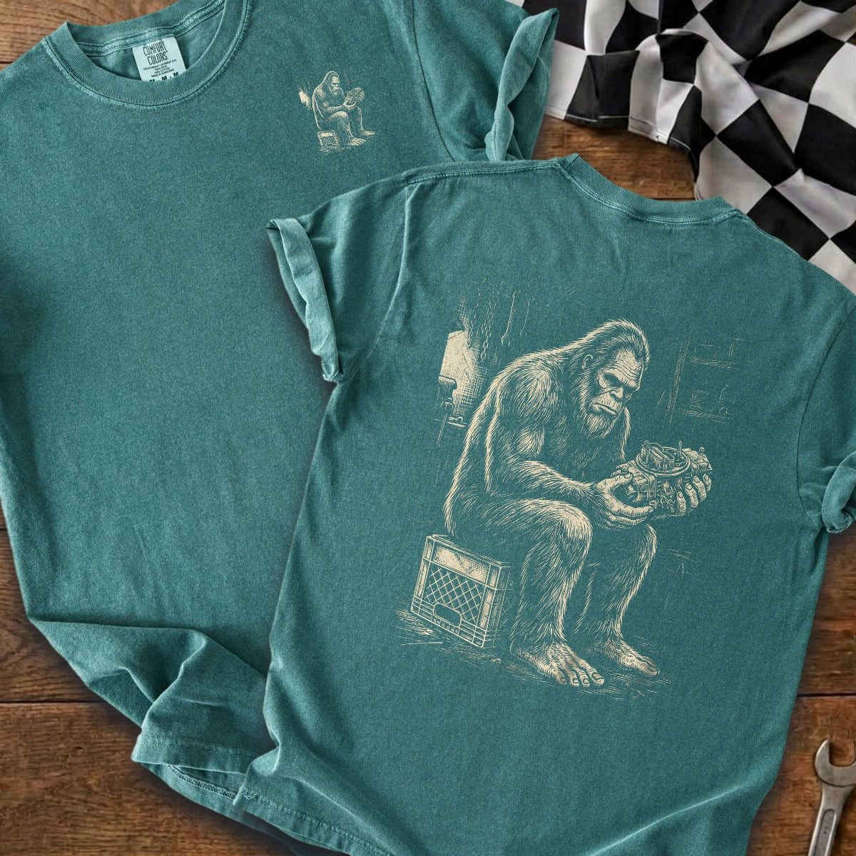 Blue Spruce | Left Chest + Back