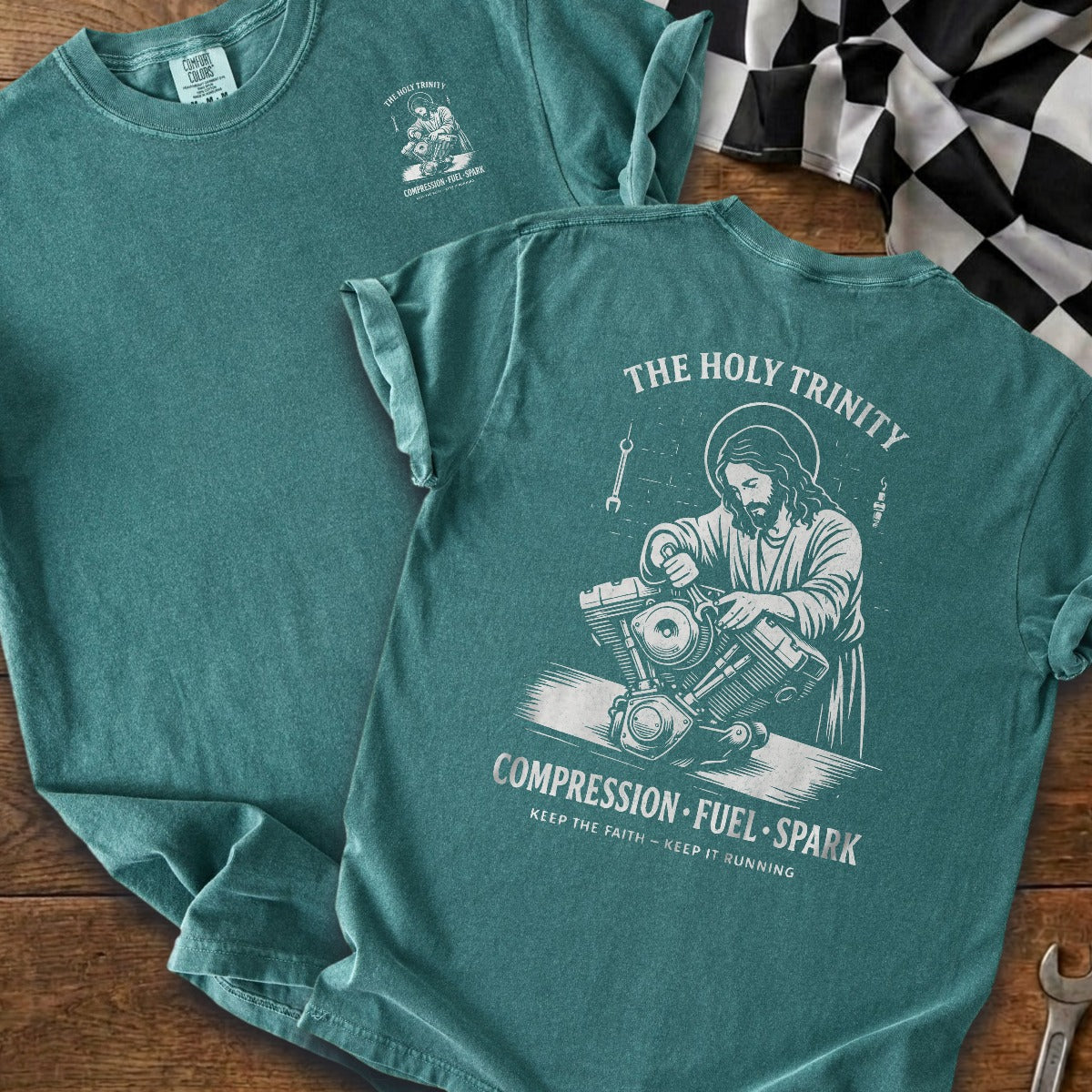 Blue Spruce | Left Chest + Back