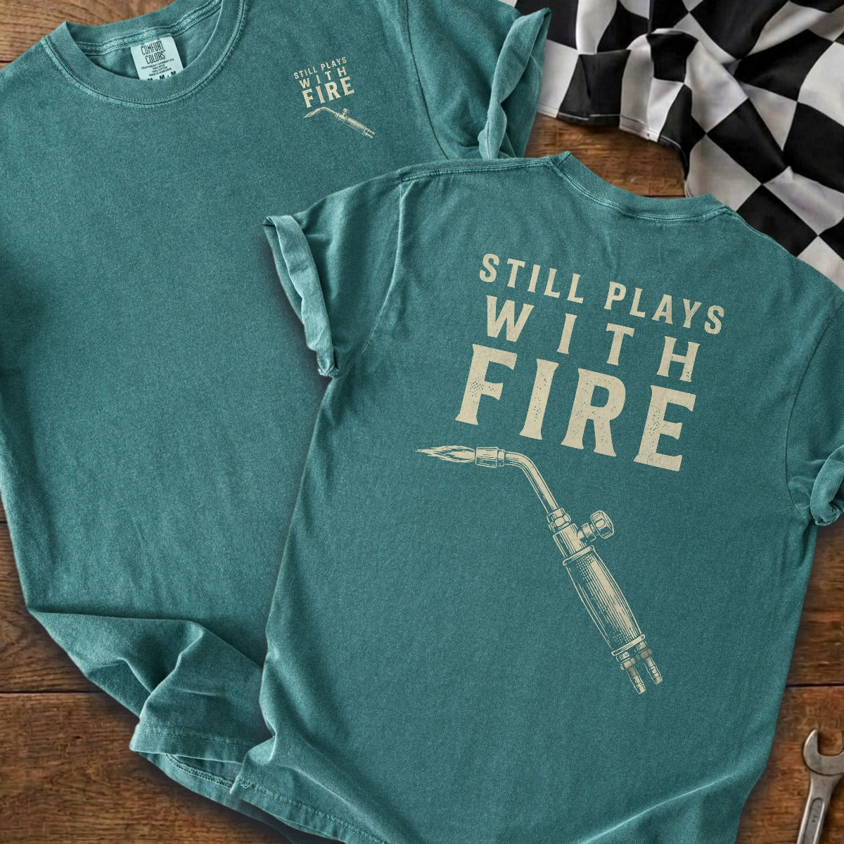 Blue Spruce | Left Chest + Back