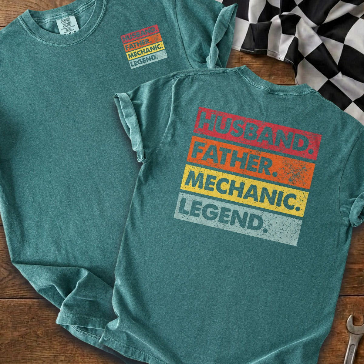 Blue Spruce | Left Chest + Back