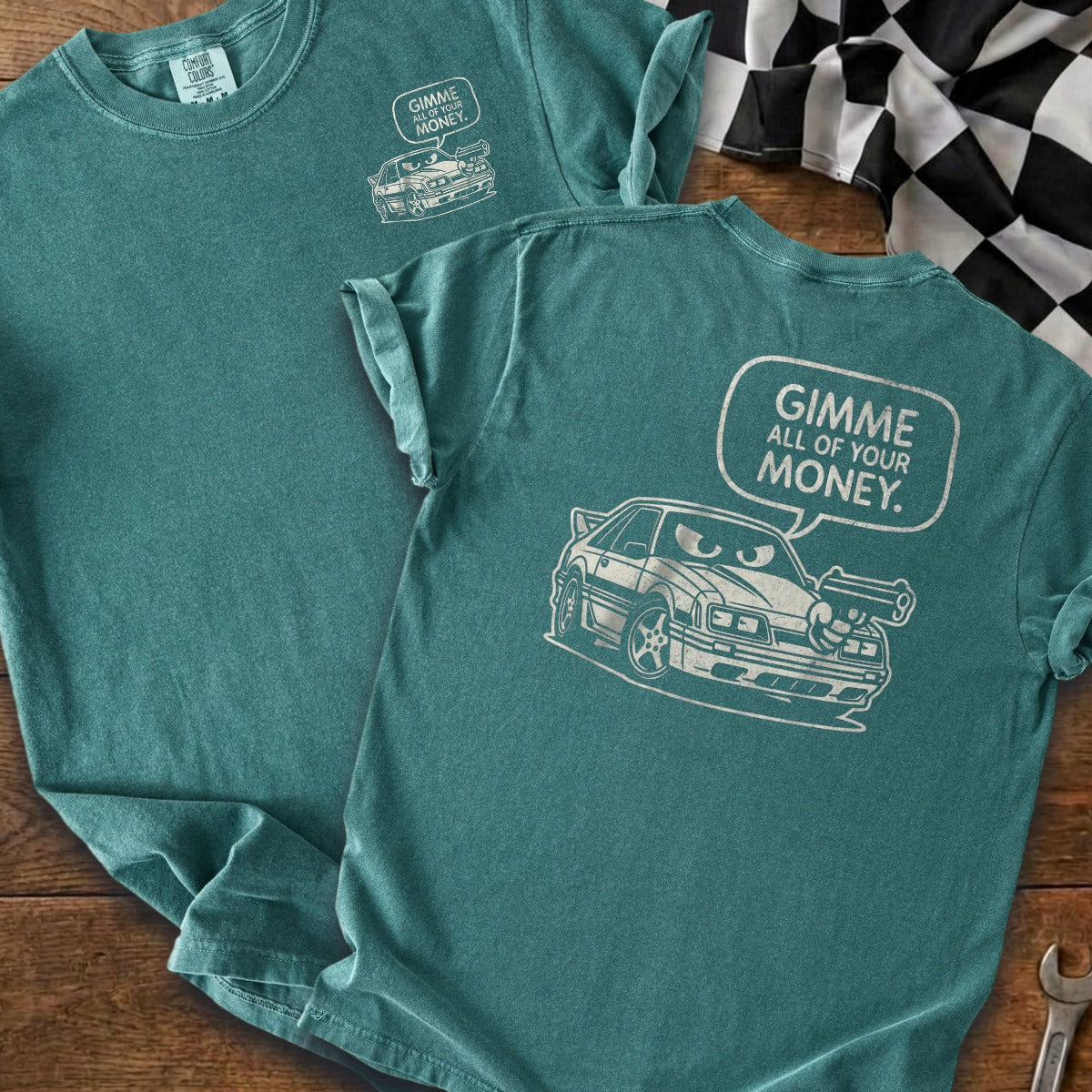 Blue Spruce | Left Chest + Back