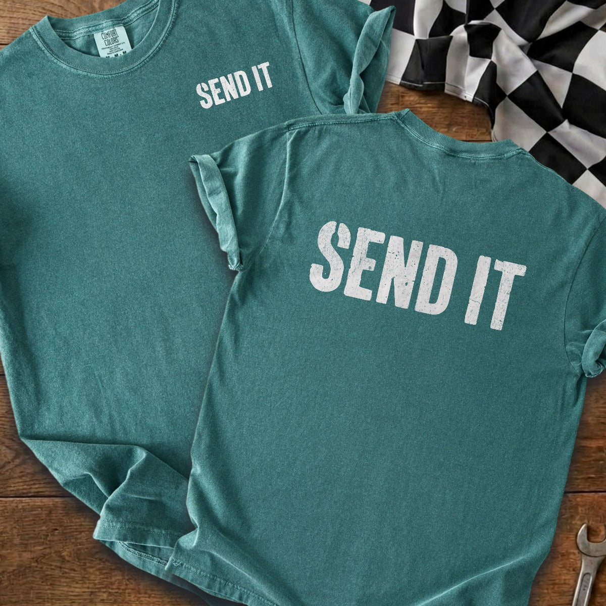 Blue Spruce | Left Chest + Back
