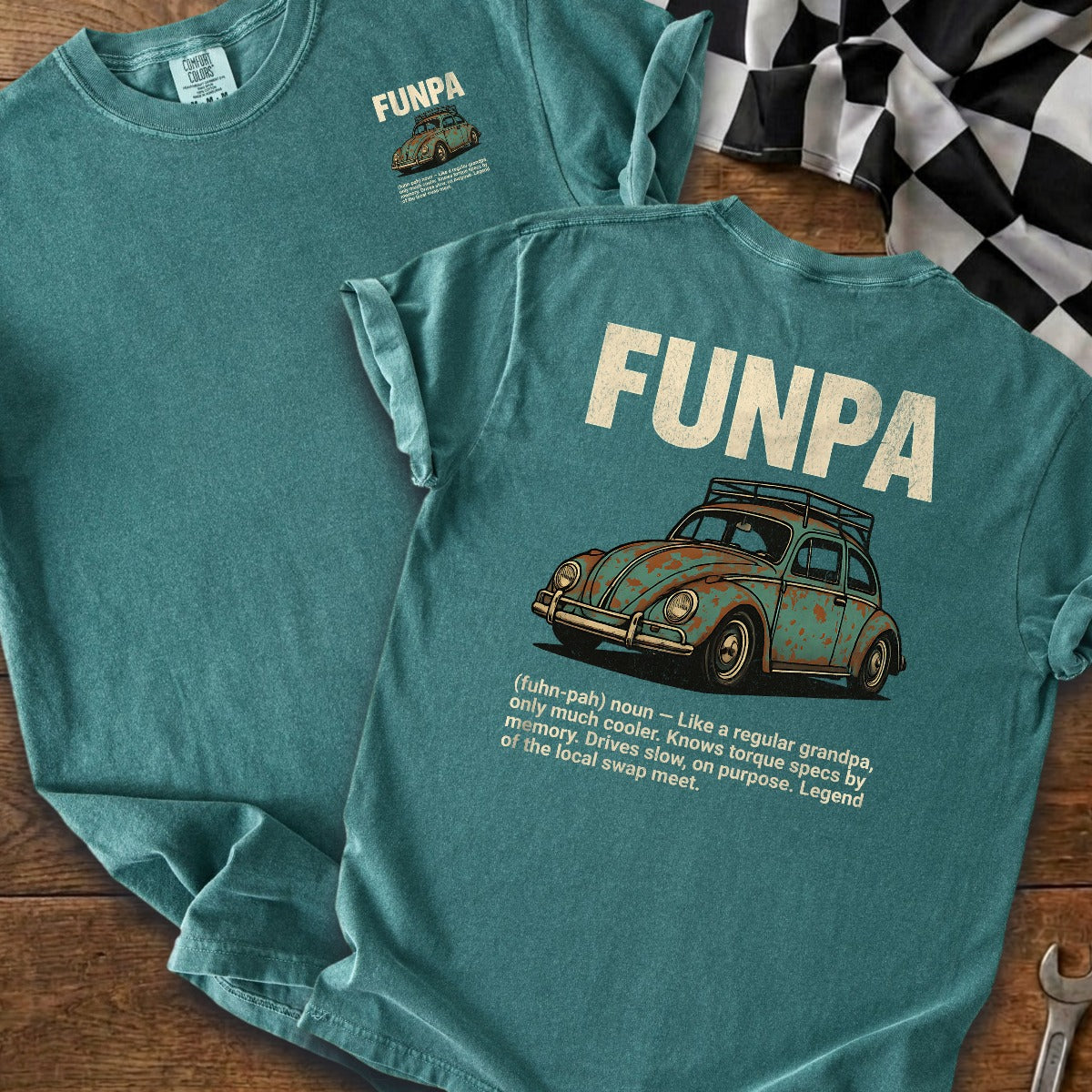 Blue Spruce | Left Chest + Back