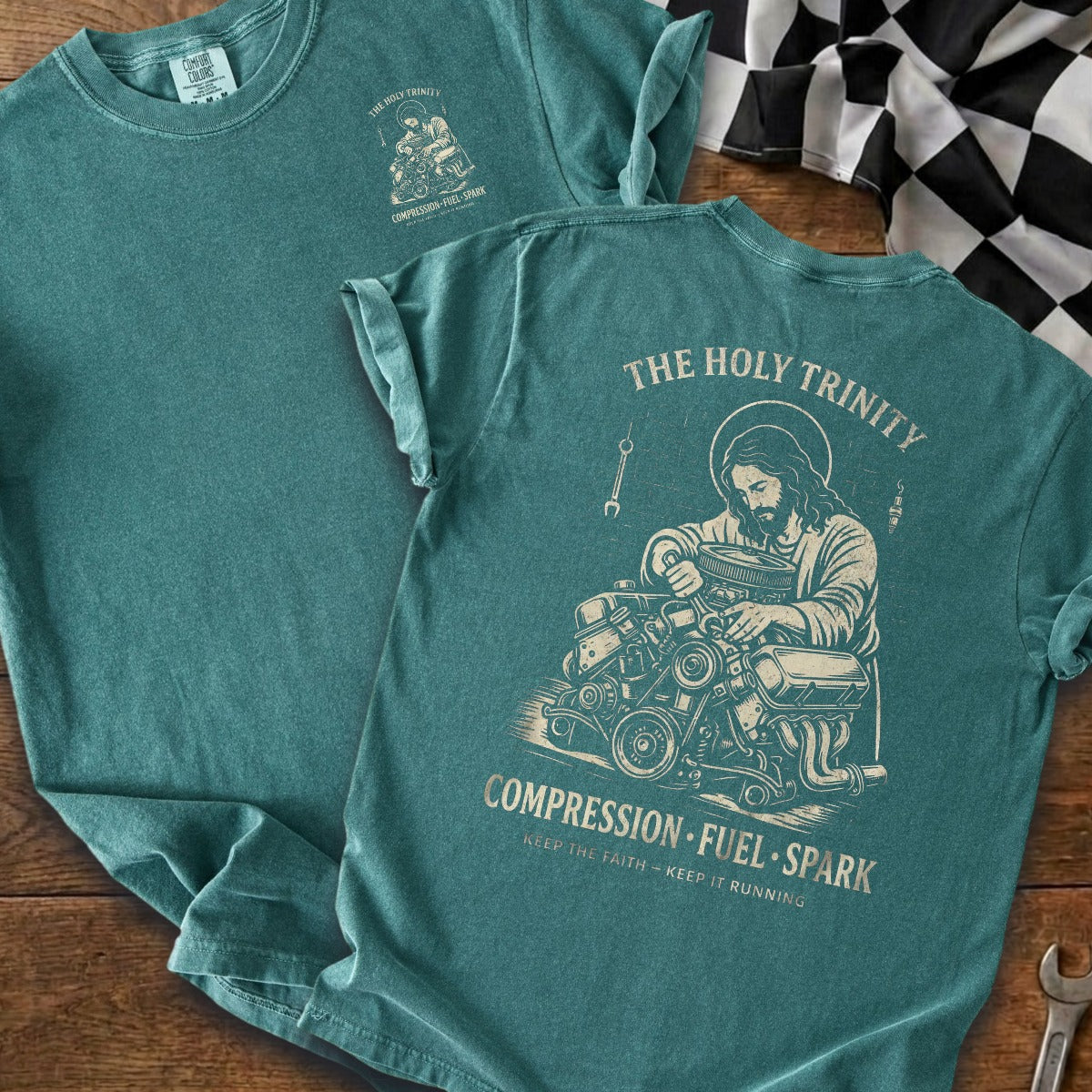 Blue Spruce | Left Chest + Back