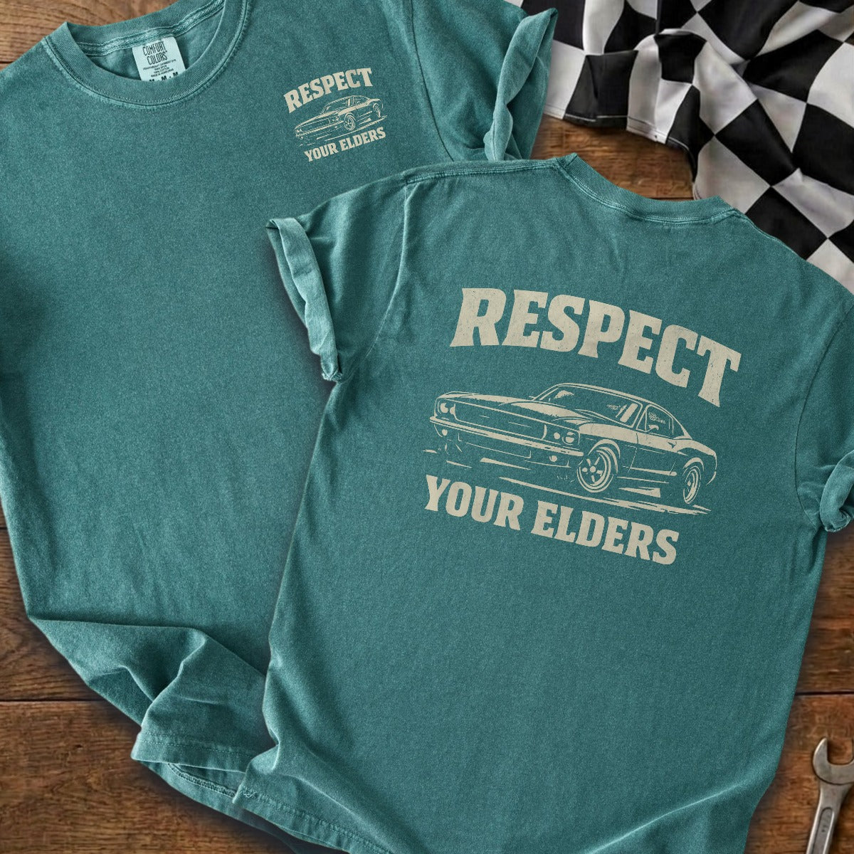 Blue Spruce | Left Chest + Back