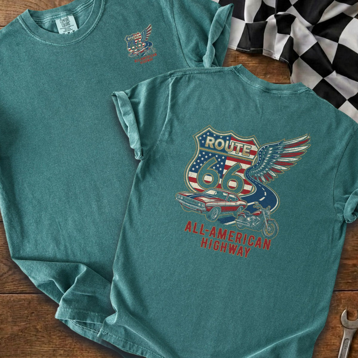 Blue Spruce | Left Chest + Back