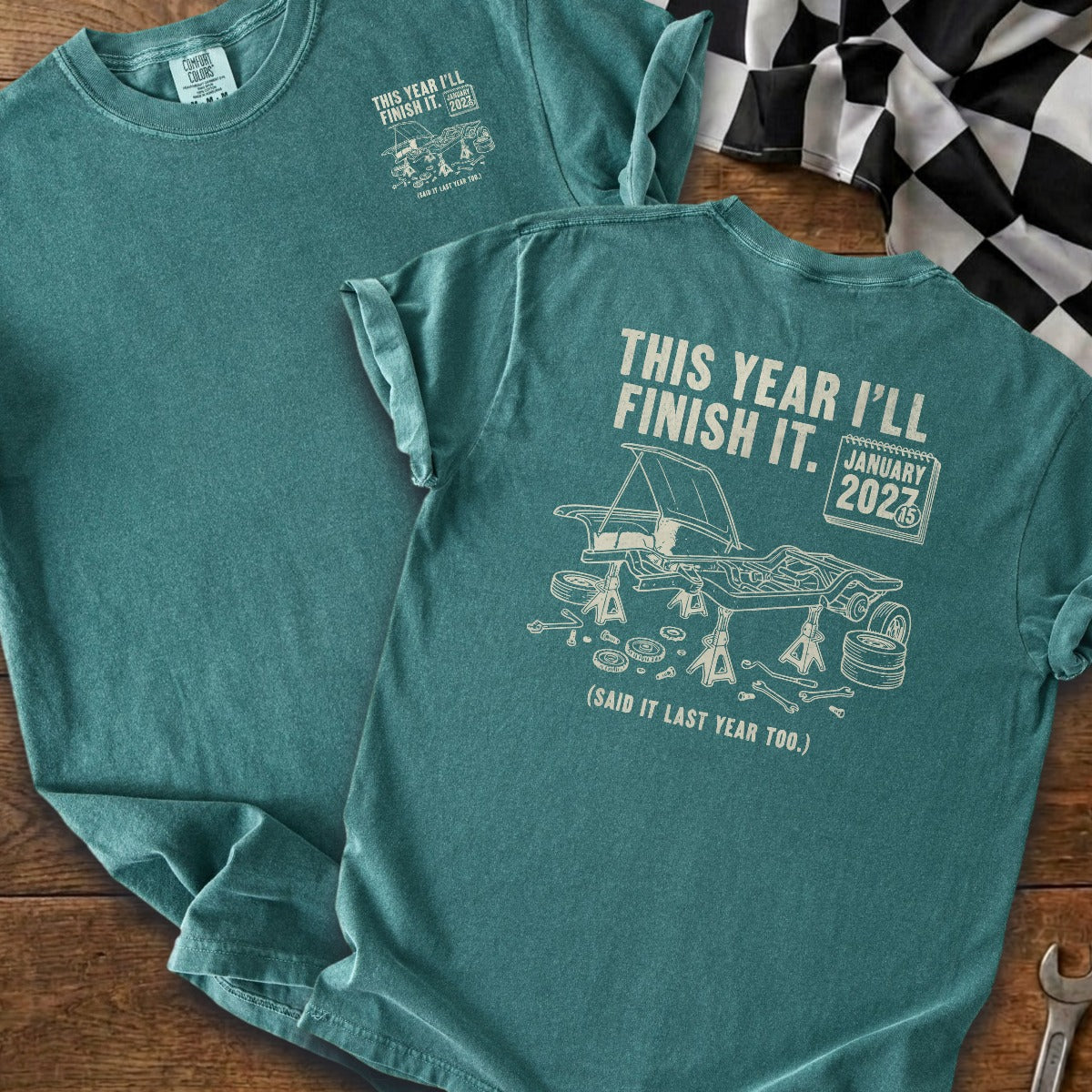 Blue Spruce | Left Chest + Back