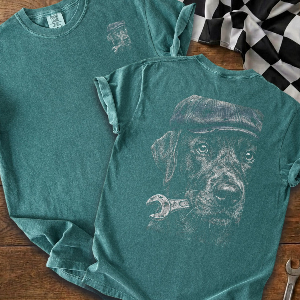 Blue Spruce | Left Chest + Back