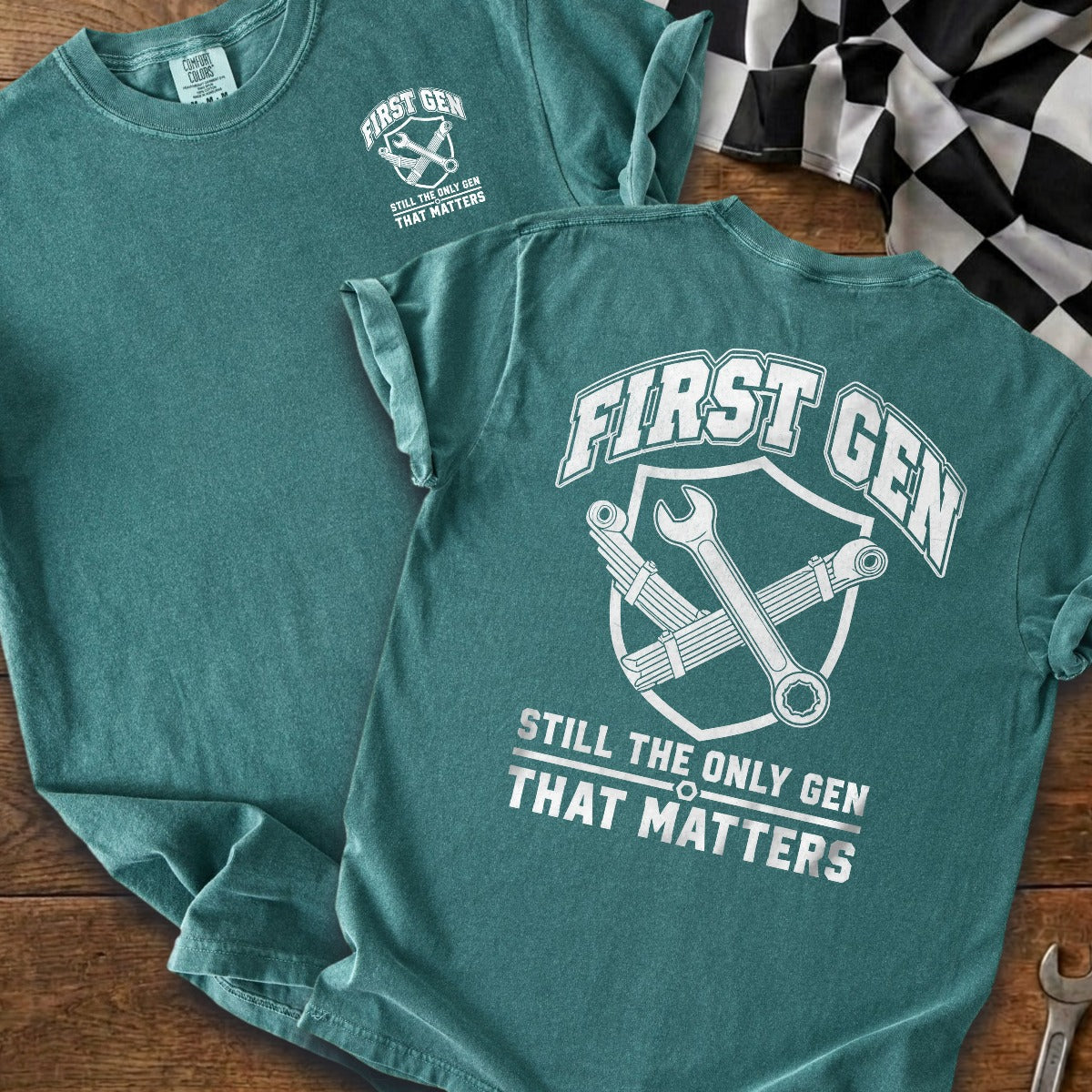 Blue Spruce | Front & Back