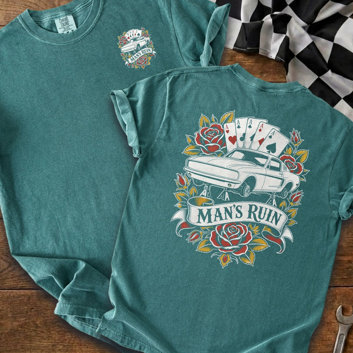 Blue Spruce | Left Chest + Back (refreshed)