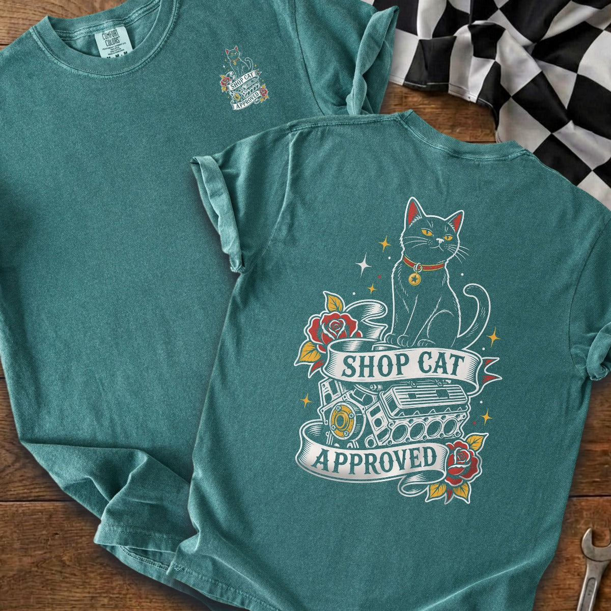 Blue Spruce | Left Chest + Back (refreshed)