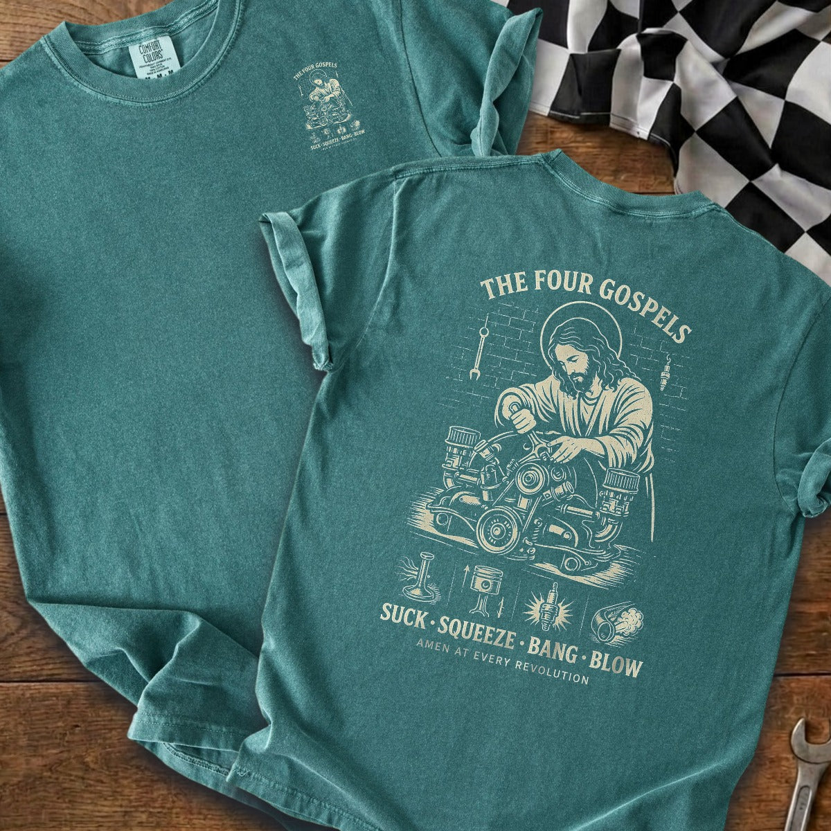 Blue Spruce | Left Chest + Back (refreshed)