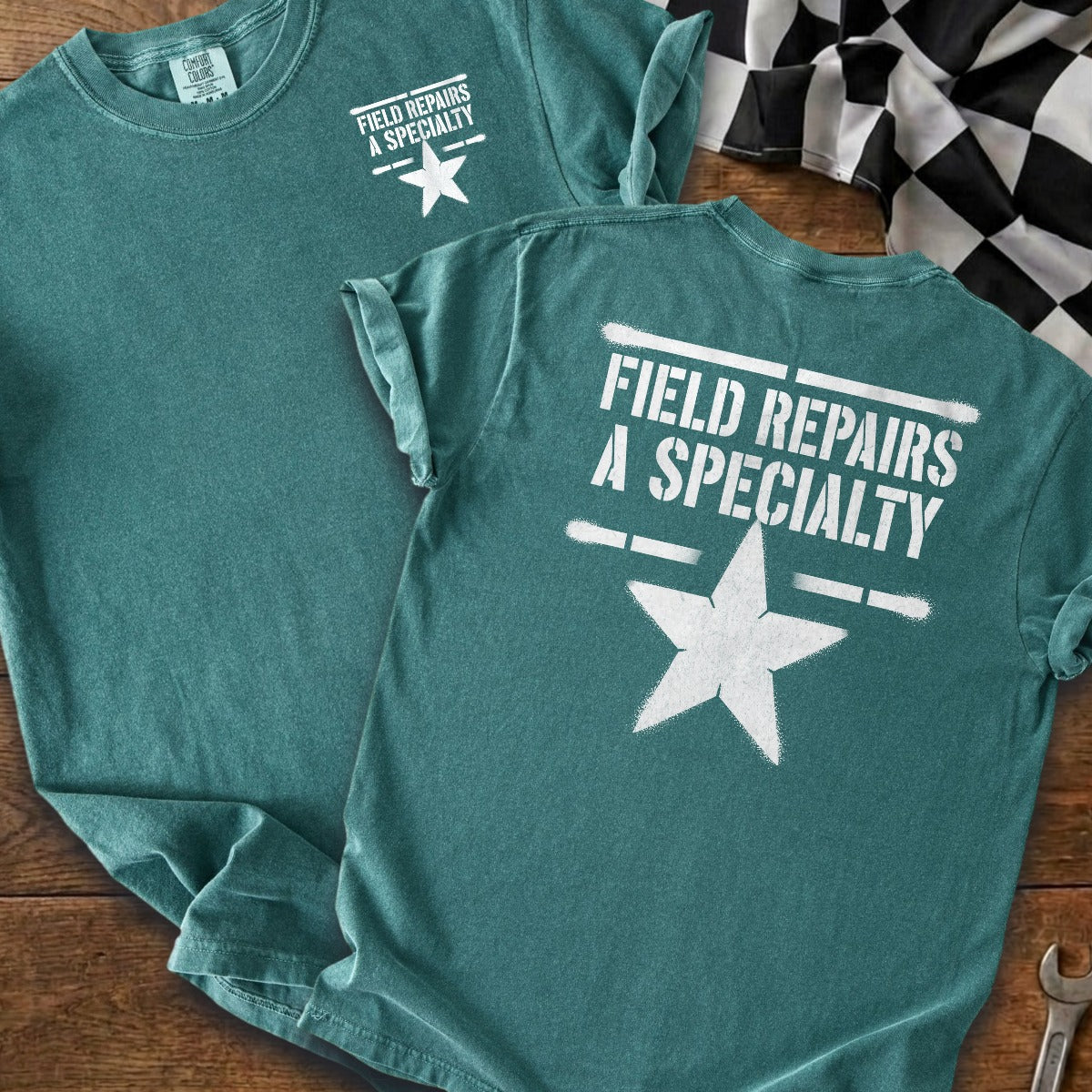 Blue Spruce | Left Chest + Back (refreshed)