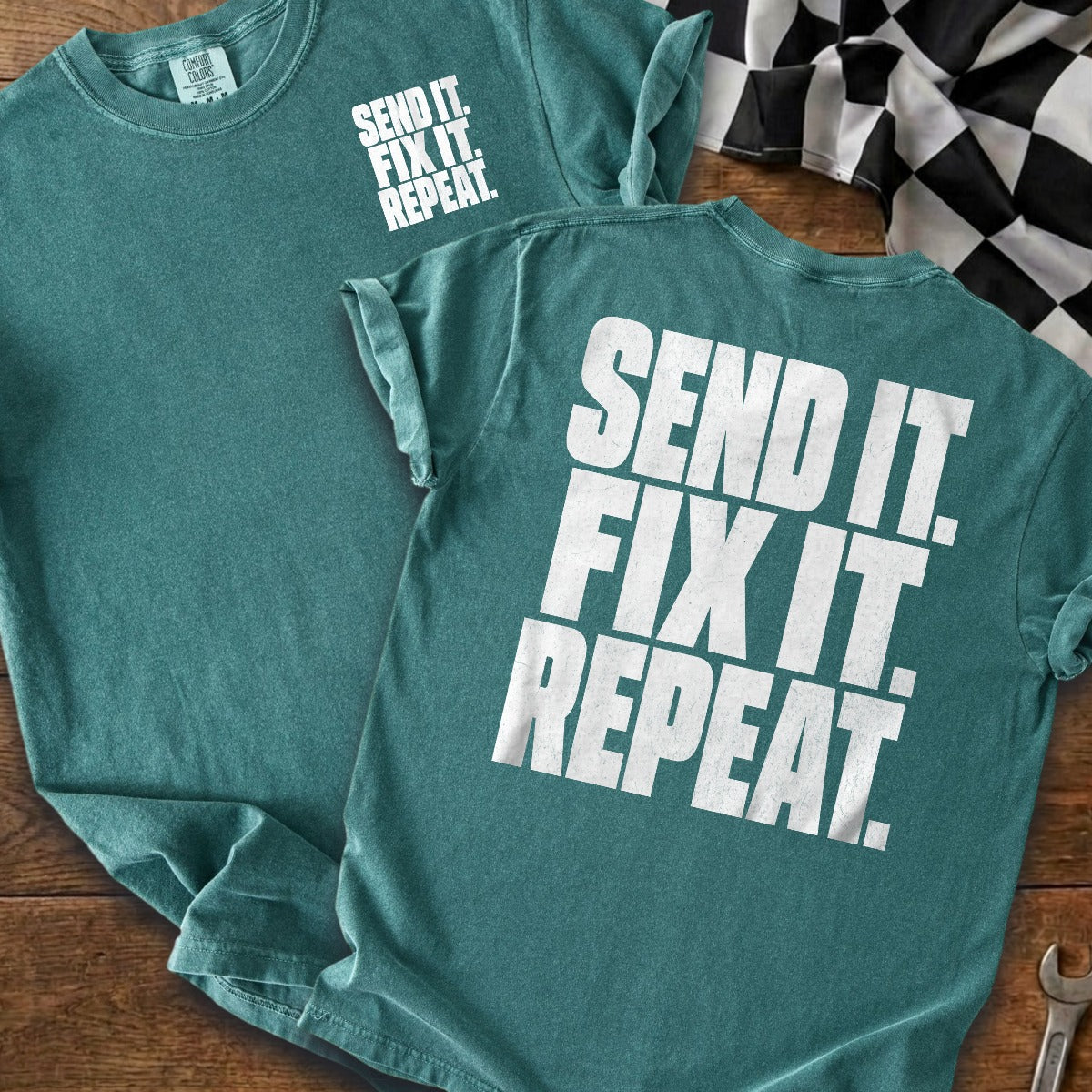 Blue Spruce | Left Chest + Back (refreshed)