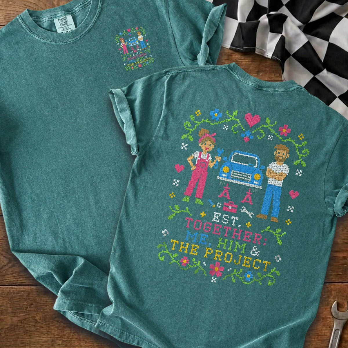 Blue Spruce | Left Chest + Back (refreshed)