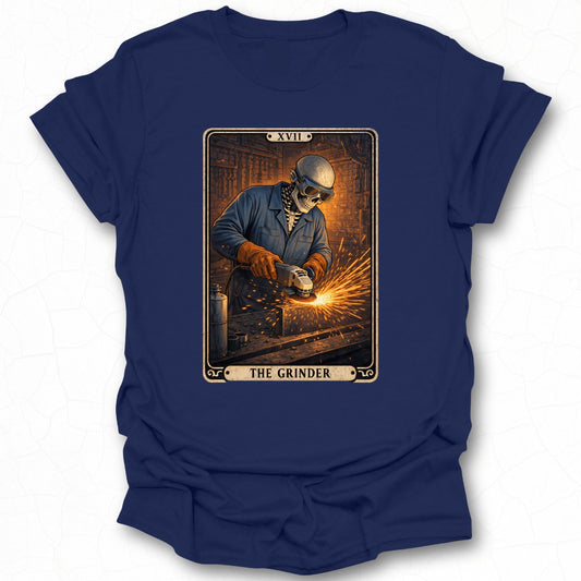The Grinder Skeleton Worker Artwork T-Shirt