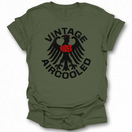 Vintage Rides Aircooled Eagle Theme T-shirt