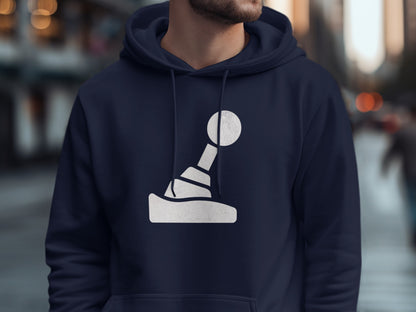 Unique Abstract Icon Design on Cozy Hoodie Product