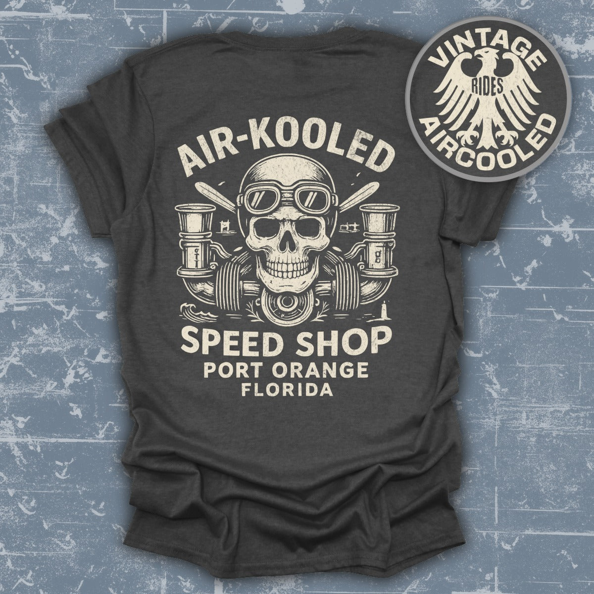 Air Kooled Speed Shop Port Orange T-shirt product type