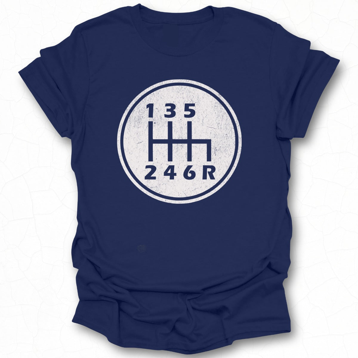 Vintage Gear Shift Graphic T-Shirt for Auto Enthusiasts