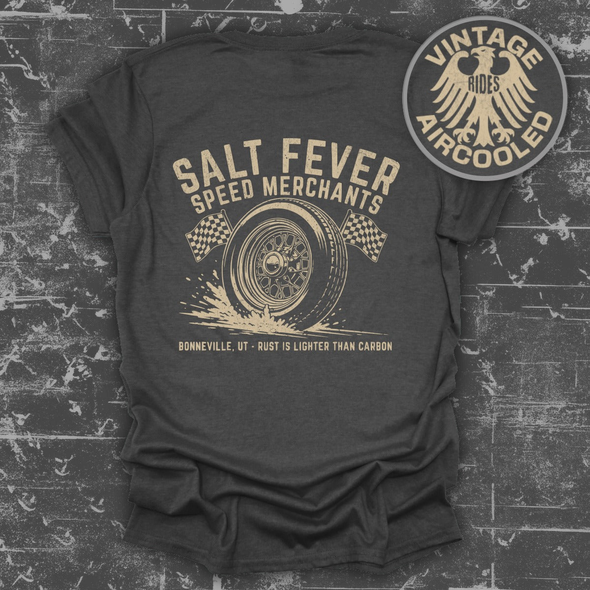 Salt Fever Speed Merchants Vintage Rides T-shirt