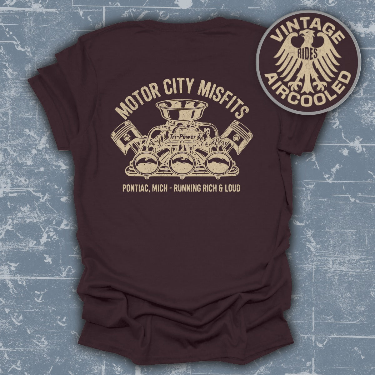 Motor City Misfits Running Rich and Loud T-shirt