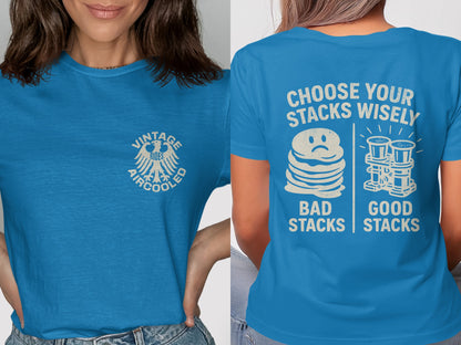 Choose Your Stacks Wisely Vintage Aircooled T-shirt product