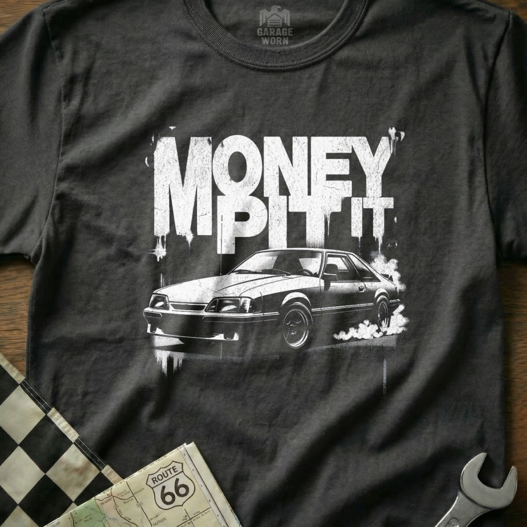 Money Pit Car Graphic Shirt Unique Design