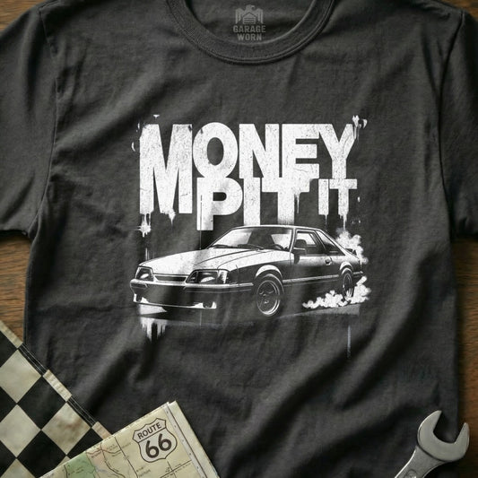 Money Pit Car Graphic Shirt Unique Design