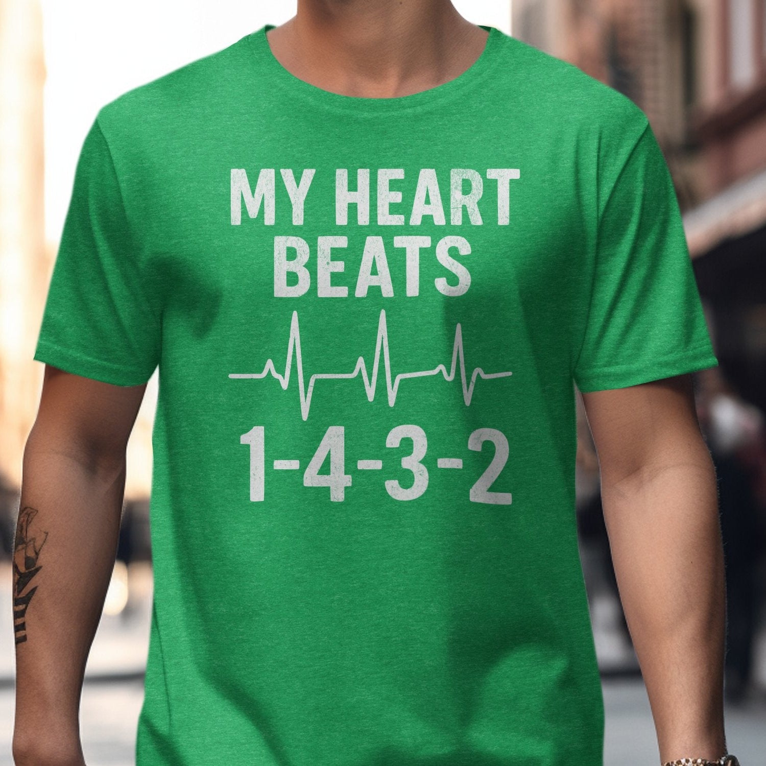 My Heart Beats 1-4-3-2 Graphic T-Shirt product