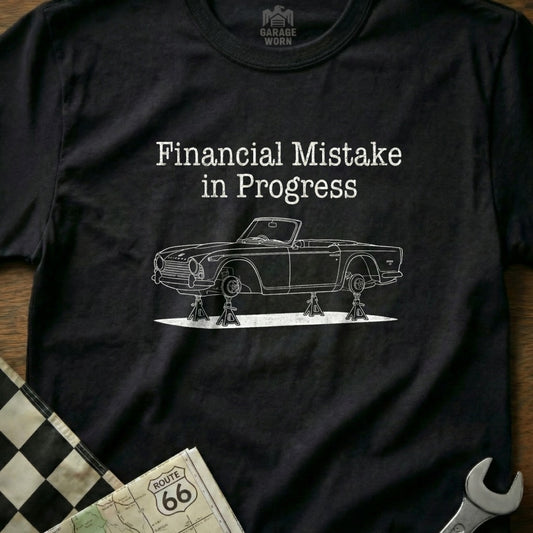 Financial Mistake in Progress Graphic T-Shirt