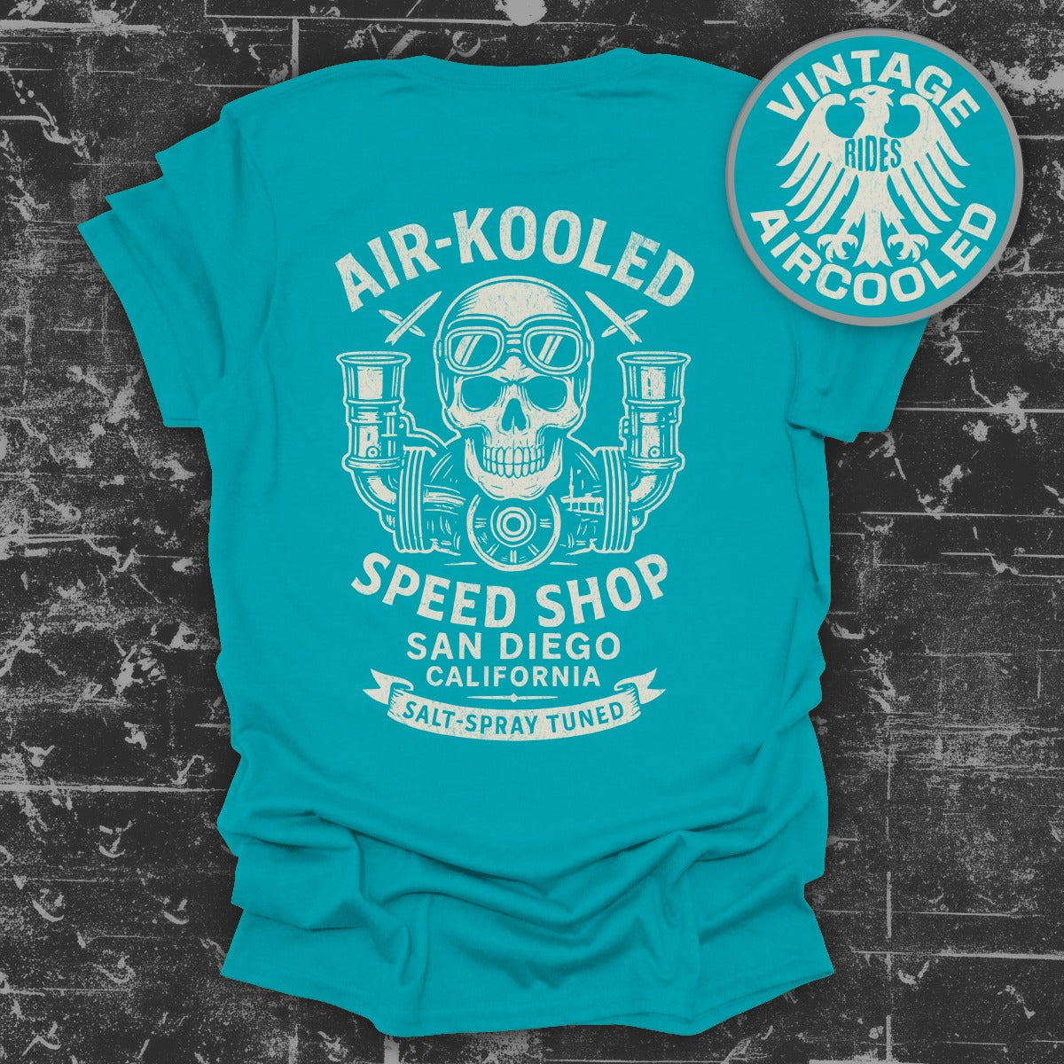 Air-Kooled Speed Shop San Diego California T-shirt product