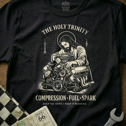 The Holy Trinity Compression Fuel Spark product type

Holy Trinity, Jesus Christ, Car Engine, Mechanic Art, Automotive, Compression, Fuel System, Spark Plug, Keep Faith, Keep Running, Garage Worn, Route 66, Auto Enthusiast, Gearhead Gift, Christian Car, Vintage Auto, Retro Design, Engine Repair, Auto Humor, Wrench Tool