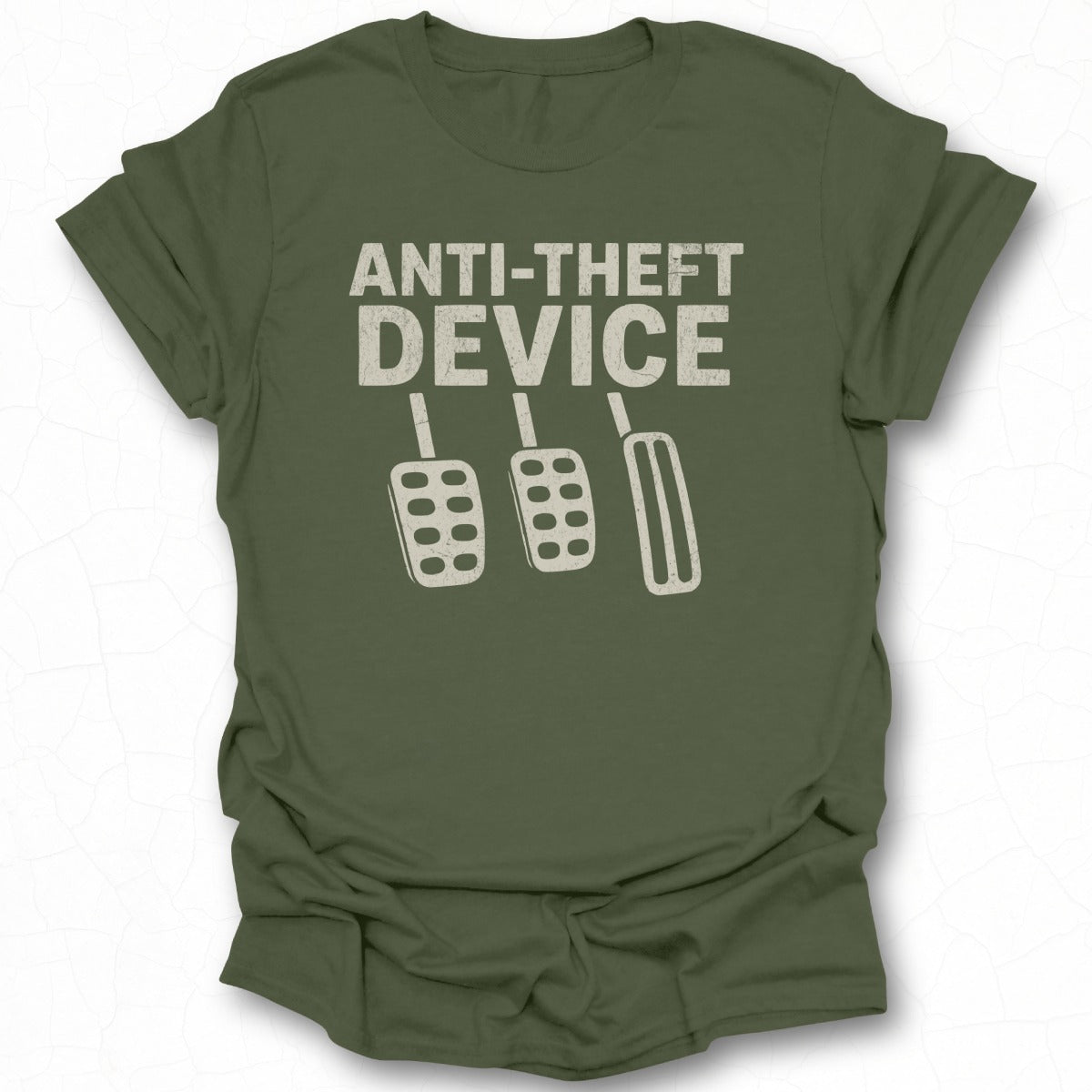 Anti-Theft Device Graphic T-Shirt Casual Wear