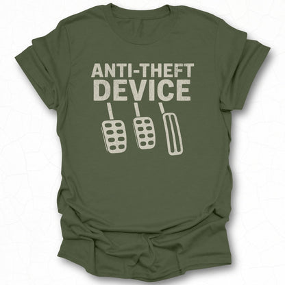 Anti-Theft Device Graphic T-Shirt Casual Wear