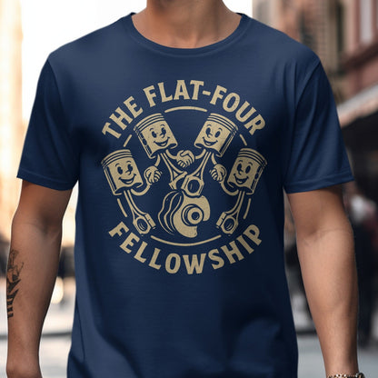 The Flat-Four Fellowship Graphic T-shirt product type