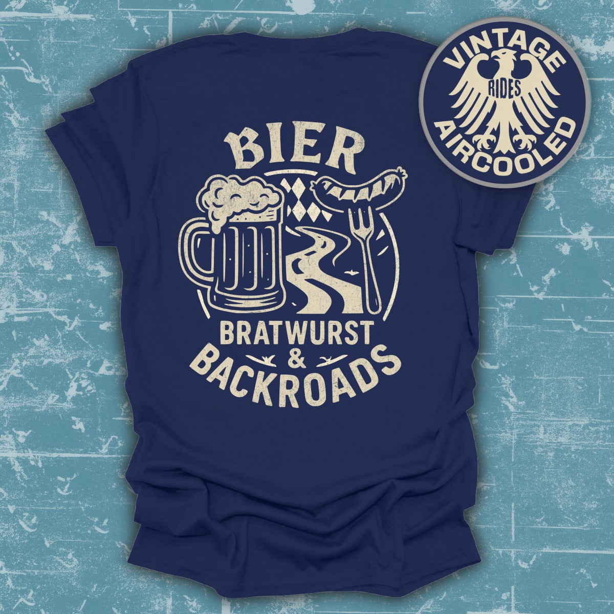 Bier Bratwurst Backroads Graphic Tee Shirt product type