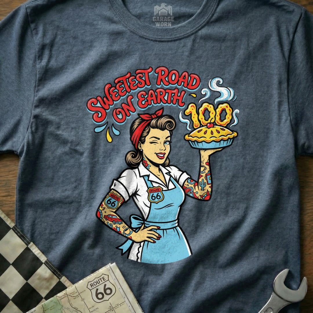 SWEETEST ROAD ON EARTH Pinup Waitress 66 Pie product type